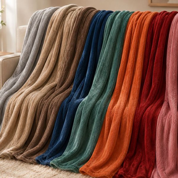 Manta Casal Corttex Microfibra 180X220cm | Cor Diversas